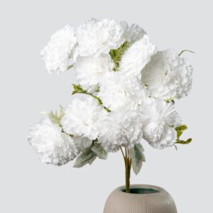 CARNATION BUNCH X14-WHITE