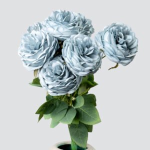 GARDEN ROSE BUNCH X10-GY.BLUE