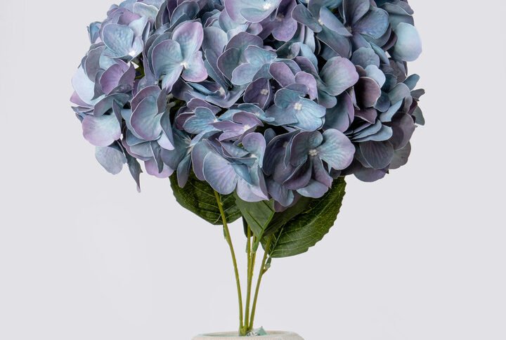 HYDRANGEA REAL TOUCH X5-DBL-PU